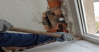 Демонтаж оконных откосов по выгодной цене от 525 руб. в Верхней Пышме - Сварной-Врх